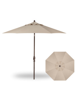 9' Auto Tilt Umbrella Bronze / Khaki